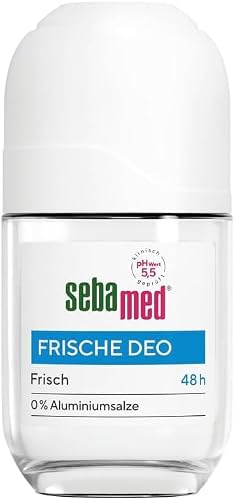 Sebamed Deo Roll-On, Frische Deo Frisch 50 ml, mit 48 Stunden Wirkung, ohne Aluminiumsalze, effektive Wirkformel mit Bisabolol, pH-Wert 5,5 stärkt den Hautschutzmantel