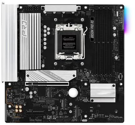 Placa Madre Fit For ASRock Motherboard B850M Pro RS 256GB DDR5 Gaming Motherboard Micro ATX Placa Mae AM5 B850 Mainboard