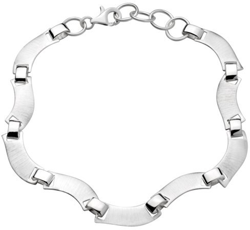 VINANI Damen Gliederarmband Fine Line Silber 925 AFL1