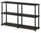 Furinno Turn-N-Tube Scaffali senza Attrezzi, Legno, Espresso/nero, taglia unica