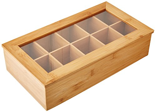 Kesper Teedose, Bambus, braun, 36 x 9 x 20 cm
