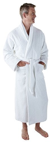 Stars and Stripes Waffle cotton bathrobes in S/M