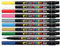 Uni Posca PCF-350 Assortiment de 10 marqueurs à peinture Pour le verre / plastique / bois / métal / tissu 10 couleurs Touffe de 0,1-10 mm