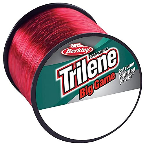 Berkley Trilene Big Game Unisex-Adulto, Colore: Rosso, 25 LB/12.5kg, 600m