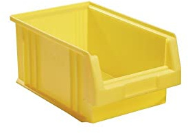 LA-KA-PE Sichtlagerkasten PLK 2 gelb 330/301x213x150 mm (LxBxH)