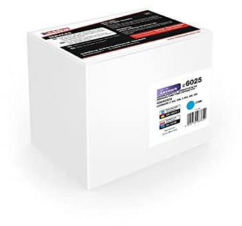 edding Toner EDD-6025 - Cyan - Reichweite 4000 Seiten - Ersetzt Lexmark C544X2CG