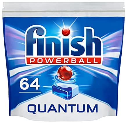 Finish Quantum Max Original Dishwasher, 64 Tablets