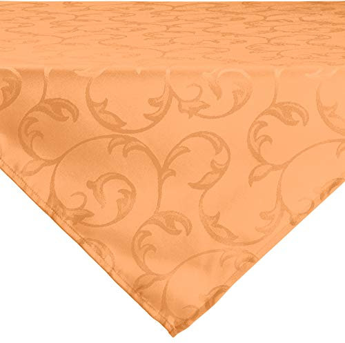 Erwin Müller Mitteldecke Greven abwaschbar orange Größe 100x100 cm