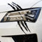 Devil Cut Aufkleber Klauen Krallen Tiger Auto LKW Dekor Sticker (K053 Schwarz)