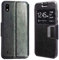 Todobarato24h Funda Compatible con Samsung Galaxy A10 (6.2) Negra Libro Ventana