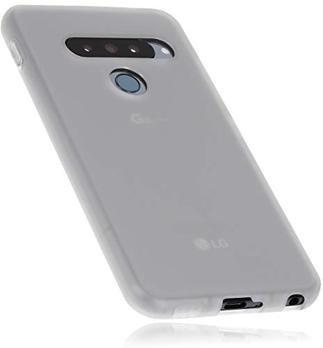 mumbi Hülle kompatibel mit LG G8s ThinQ Handy Case Handyhülle, transparent Weiss