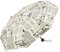 happy rain Newspaper Regenschirm Taschenschirm Handöffner 95 cm, Taschenschirm-Handöffner, 95 cm, Vintage
