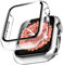 LϟK 2 Pack Funda Protector de Pantalla de Cristal Templado Incorporado para Apple Watch 44mm Series 6 5 4 SE - Estuche Protector General para PC Duro HD Ultra-Thin Carcasa para iWatch 44mm - Claro