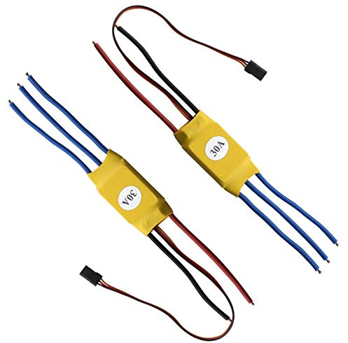 Create idea 2 Pcs XXD 30A RC Brushless Motor Elektrische Geschwindigkeit Controller ESC Gelb Für Flugzeug Quadcopter Drone Modell Hubschrauber Teile