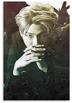 YZLI Kpop Koreanische BTS Rm Leinwand-Kunst-Poster und Wand-Kunstdruck, modernes Familienschlafzimmerdekor, 30 x 45 cm