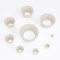 Labasics Filter Adapter Cones, Durable Tapered Collar Rubber Stopper Buchner Funnel Flask Cones Adapter Set, Wear Resistance Smooth Surface, Pack of 9, White