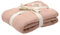 Bibs Muslin Swaddle Pucktücher, Wickeltuch, Decke für Neugeborene, Tragetuch, 100% Bio-Baumwolle, 120x120 cm, Blush