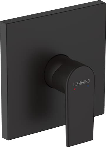 hansgrohe mitigeur douche encastré Vernis Shape, robinet douche à montage encastré, noir mat, 71668670