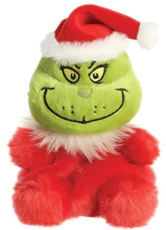Palm Pals Santa Grinch Soft Toy