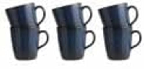 AIDA RAW Becher mit Handle, 35 cl, 4 Stück, Midnight Blue