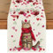 Artoid Mode Herz Valentinstag Tischläufer, Winter Frühling Saisonnal Küche Tisch Dekoration Drinnen Urlaub Party Dekor 40x140 cm