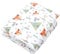 TupTam Kinder Gemusterte Bettdecken Set Ganzjahresdecke Bettdecke Kopfkissen Flachkissen 2tlg., Farbe: Füchse mit Zelten, Größe: 135x100 cm