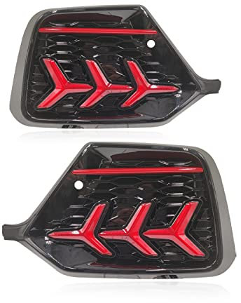 ZEARLY Für Ho=nda Civic Fließheck Type R Prototyp 2016-2020,Heckleuchte der Stoßstange,