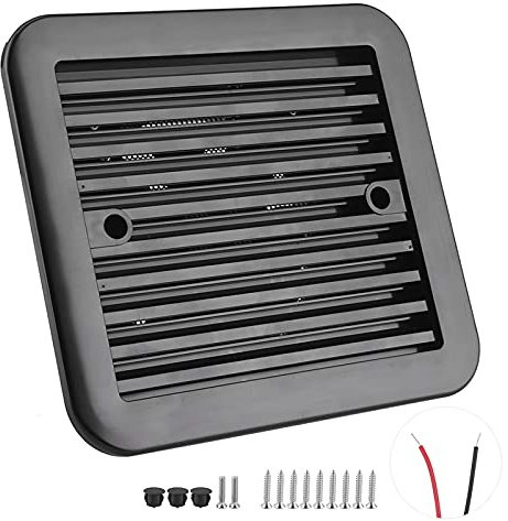 Ausla Abluftventilator für Wohnmobil, 12 V, 4 W RV-Seitenentlüftungsventilator, Einseitiger, Kühlungs-Abluftventilator für Wohnmobil