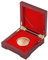 FINGERINSPIRE Challenge Münzen Präsentationsbox Aus Holz Dunkelrot Quadratisch Mit Samt Innen Für 40 Mm Münzen Hölzerne Gedenkmünzen Aufbewahrungsbox Mit Magnetverschluss (14.1x10.1x3.55 cm)