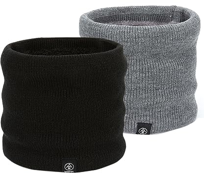 HGDGears Winter Halsschlauch Herren und Damen,Loop Schal Gesichtsmaske,Winddichte Kreisschlaufenschals Fleece Schal Schlauchtuch für Sport Outdoor Fahrrad Ski Joggen