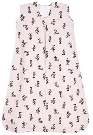 HALO Disney Baby Sleepsack, 100% Cotton Wearable Blanket, Swaddle Transition Sleeping Bag, TOG 0.5, Minnie Fun, Large, 12-18 Months
