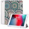 Vozehui 10.2 inch iPad 9/8/7th Gen Case with Pencil Holder, Tri-fold Stand & Auto Sleep/Wake - Shockproof Cover with Clear Back Shell