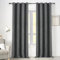 WOLTU Samtvorhang Gardinen mit Ösen Vorhang Blickdicht 135x225 cm, 2er Set Verdunklungsvorhänge Samt Thermovorhang Kälteschutz Winter, Velvet Samt Curtains für Deko Schlafzimmer Wohnzimmer, Grau