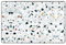 BROLEO Terrazzo Marmor-Pastellbild, Flanell-Bodenmatte, 91,4 x 61 cm, feiner Samt, absorbiert Wasser, langlebig, weich