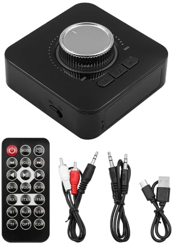 Tiardey 2in1 Digital Bluetooth 5.0 Empfänger Sender 3,5 mm Stereo TV Car Kit Wireless Audio Adapter IR-Steuerung