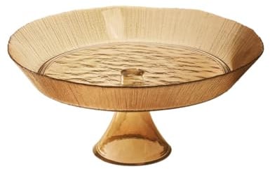 Brandani 40656 ALZATA EKOL AMBRA VETRO, cm d 31x14h, Lavabile in Lavastoviglie
