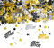 Geburtstagsdeko,Konfetti Geburtstag,Streudeko Happy Birthday Deko,Happy Birthday Bunt Confetti Tischdeko Geburtstag,Glitzer GeburtstagsdekoTisch Frau Mann,DIY Streudeko Geburtstags Party (15g)