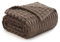 MIULEE Kuscheldecke Flauschig Fleecedecke Decke Tagesdecke Sofadecke Flanell Einfarbig Wohndecken Warm Weich Überwurf Mikrofaser Blanket Für Bett Sofa Schlafzimmer 60x80 Inch 150x200 cm Braun