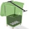 NEWTRY Compacteur à déchets Plus – Outil manuel pour écraser les poubelles avec base agrandie de 52x40 pour bacs roulants de 360L et 660L, idéal pour la maison jardin restaurant communautaire