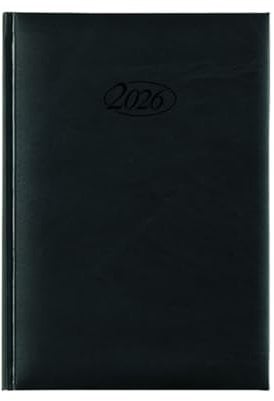 Buchkalender 2026 / Chefkalender / Farbe: schwarz