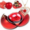 goldmiky Coffret Rose Eternelle avec Bijoux, Cadeau Fleur Rose Conservée à la Main, Cadeau Femme pour Elle la Noël,La Saint-Valentin,Fête des mères, Anniversaire