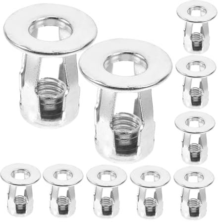 PRETYZOOM 25Stücke Gewindeeinsatz Schraubenmutter Einsatz Für Möbel Hartplatten Vielseitig Einsetzbar Einfache Installation Für Bau Elektronikprojekte