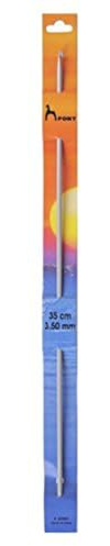 Pony Double Ended Tunisian Crochet Hooks, Aluminium, Multi-Colour, 3.5mm