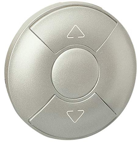 Legrand 068453 Enjoliveur Céliane pour Commande de Volets Roulants pour Hôtel, Finition Titane