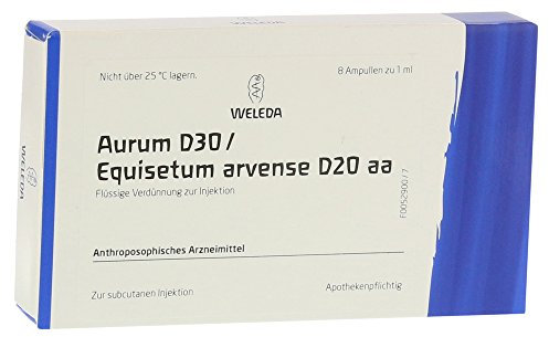 Aurum D 30/Equisetum Arvense D 20 aa Ampullen