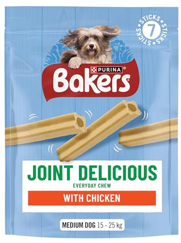 BAKERS Joint Delicious Medium Chicken Dog Chews 180g