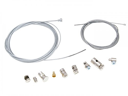 Gaszug IP32930 & Kupplungszug Reparaturkit universal , Silber