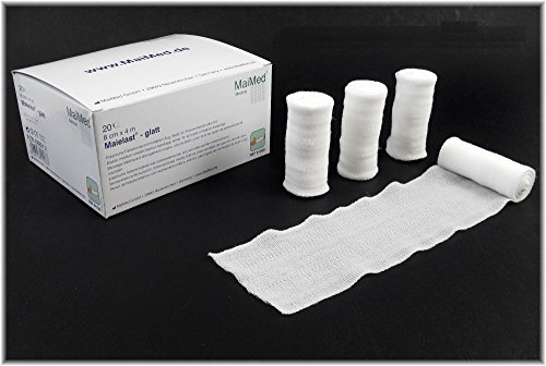 100x elastische Fixierbinden 8cm x 4 Meter max. Länge Fixierbinde/elastische Mullbinden/Mullfixierbinde/ConsuMed Bundle