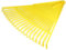 AGROHIT Scopa per foglie, in plastica, 47 x 42 cm, 20 denti