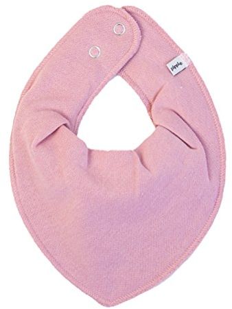 Pippi Baby Halstuch Lätzchen Dreieckstuch Biobaumwolle UNI (altrosa)